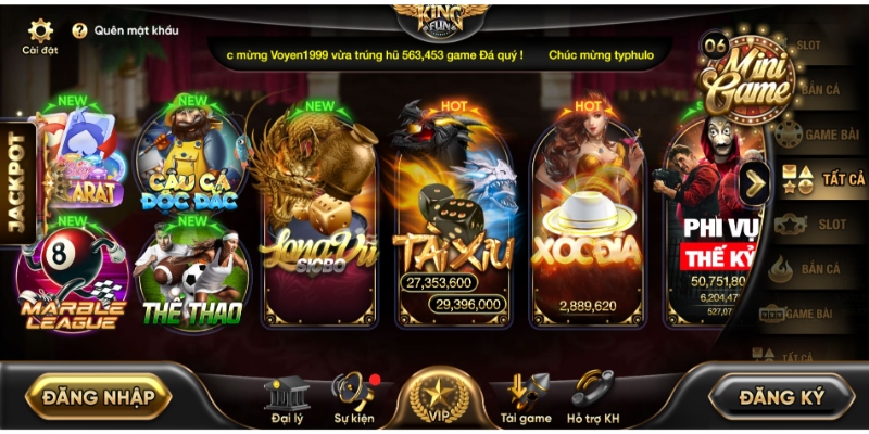 Đăng Ký 1 Đăng ký Kingfun